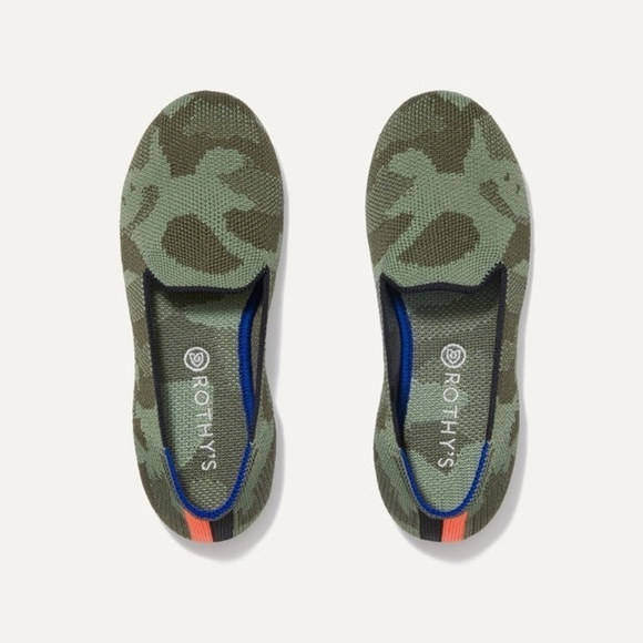Rothy's Shoes Rothy’s The Loafer Olive Camo kids 4 - Picture 1 of 11